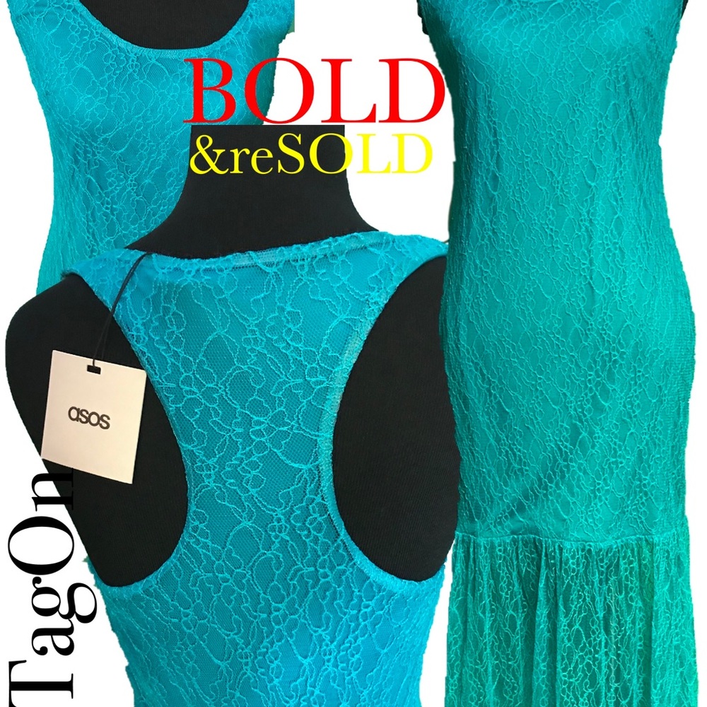 ASOS Design Laced Sleeveless Dress